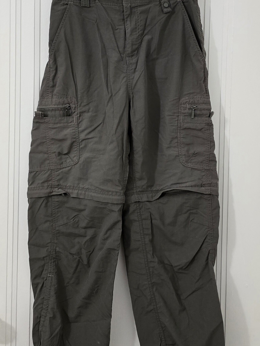 REI Convertible Cargo Pants - Dark Gray, boys Size XL